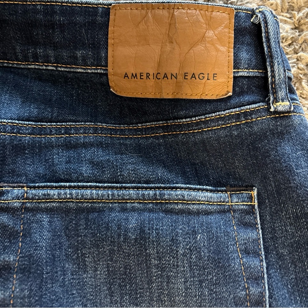 American Eagle Airflex+ Slim Stretch‎ Denim Blue Jeans Mens Size 32 x 34